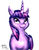 Size: 1280x1632 | Tagged: safe, artist:chiptunebrony, twilight sparkle, alicorn, pony, g4, date, looking at you, signature, smiling, twilight sparkle (alicorn), wings