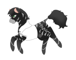 Size: 2738x2190 | Tagged: safe, artist:veoox, oc, oc only, pony, zebra, clothes, high res, shirt, simple background, solo, transparent background