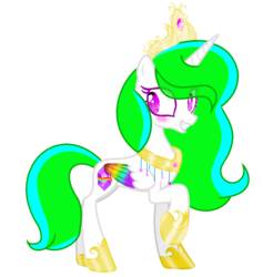 Size: 1253x1321 | Tagged: safe, artist:crystalraimbow, oc, oc only, oc:crystal rainbow, alicorn, pony, female, mare, simple background, solo, transparent background