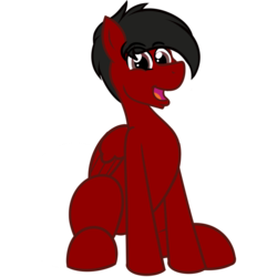 Size: 1200x1200 | Tagged: safe, artist:tatemil, oc, oc only, oc:crimson heart, pony, 2019 community collab, derpibooru community collaboration, male, simple background, smiling, solo, transparent background