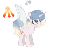Size: 2400x1900 | Tagged: safe, artist:antiwalkercassie, oc, oc only, changepony, pony, female, magical lesbian spawn, offspring, parent:princess celestia, parent:queen chrysalis, parents:chryslestia, simple background, solo, transparent background