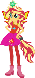 Size: 280x613 | Tagged: safe, artist:selenaede, artist:user15432, sunset shimmer, alicorn, fairy, human, equestria girls, g4, alicornified, base used, boots, clothes, crown, cutie mark, cutie mark on clothes, element of forgiveness, fairy princess, fairy princess outfit, fairy wings, fairyized, hand on hip, hasbro, hasbro studios, high heel boots, humanized, jewelry, leggings, pink shoes, ponied up, pony ears, race swap, red wings, regalia, shimmercorn, shoes, solo, winged humanization, wings