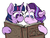 Size: 1117x852 | Tagged: safe, artist:nelfs, starlight glimmer, twilight sparkle, pony, unicorn, g4, book, duo, reading