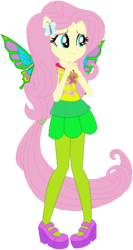 Size: 302x569 | Tagged: safe, artist:selenaede, artist:user15432, fluttershy, fairy, human, equestria girls, g4, base used, clothes, colored wings, cutie mark, cutie mark on clothes, element of kindness, fairy princess, fairy princess outfit, fairy wings, fairyized, green wings, hasbro, hasbro studios, high heels, humanized, jewelry, leggings, multicolored wings, necklace, ponied up, pony ears, princess fluttershy, purple shoes, rainbow wings, shoes, skirt, solo, winged humanization, wings
