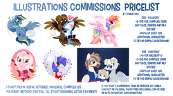 Size: 2000x1110 | Tagged: safe, pony, commission, commission info, commission open, illustration