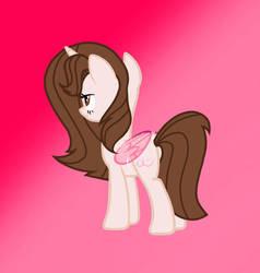 Size: 1024x1074 | Tagged: safe, artist:crystalraimbow, oc, oc only, oc:lynnie notes, alicorn, pony, female, magic, mare, solo, wings