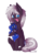 Size: 1600x2100 | Tagged: safe, artist:dsp2003, princess luna, oc, oc:stargazer, bat pony, pony, 2019 community collab, derpibooru community collaboration, g4, bat pony oc, cute, cute little fangs, dsp2003 is trying to murder us, fangs, female, hnnng, hoof hold, mare, open mouth, piercing, plushie, silly, simple background, sitting, solo, transparent background