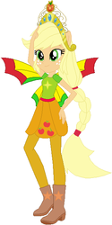 Size: 307x613 | Tagged: safe, artist:selenaede, artist:user15432, applejack, fairy, equestria girls, g4, base used, boots, clothes, crown, cutie mark, cutie mark on clothes, element of honesty, fairy princess, fairy princess outfit, fairy wings, fairyized, hand on hip, hasbro, hasbro studios, high heel boots, jewelry, leggings, ponied up, pony ears, princess applejack, regalia, shoes, solo, wings, yellow wings