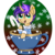 Size: 894x894 | Tagged: safe, artist:silversthreads, oc, oc only, oc:travelling light, pony, candy, candy cane, christmas, cup, cup of pony, food, holiday, male, solo, trap
