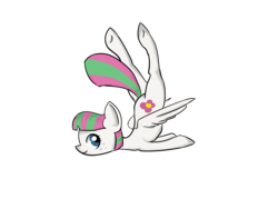 Size: 4600x3450 | Tagged: safe, artist:dumbwoofer, blossomforth, pegasus, pony, g4, adoraforth, contortion, contortionist, contortionista, cute, female, flexible, freckles, mare, simple background, solo, that pony sure is flexible, transparent background, underhoof