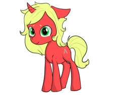 Size: 4600x3450 | Tagged: safe, artist:dumbwoofer, oc, oc only, oc:pony fort, pony, unicorn, fallout equestria, fallout equestria: pink eyes, fanfic art, female, mare, pink eyes, raider, smiling, solo