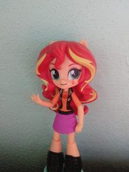 Size: 2448x3264 | Tagged: safe, artist:joseshimmer, sunset shimmer, equestria girls, equestria girls series, g4, doll, equestria girls minis, female, high res, irl, photo, toy