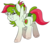 Size: 2968x2536 | Tagged: safe, artist:taaffeiite, derpibooru exclusive, oc, oc only, oc:watermelana, pegasus, pony, colored sketch, cutie mark, female, freckles, gradient hooves, grin, high res, mare, one eye closed, raised hoof, rear view, simple background, sketch, smiling, solo, transparent background, wink