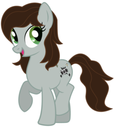 Size: 1024x1150 | Tagged: safe, artist:punchingshark, oc, oc only, oc:lazy flash, earth pony, pony, female, mare, simple background, solo, transparent background, vector