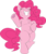 Size: 3329x3925 | Tagged: safe, artist:taaffeiite, derpibooru exclusive, pinkie pie, earth pony, pony, g4, chubby, female, fluffy, happy, high res, mare, missing cutie mark, simple background, smiling, solo, transparent background, underhoof