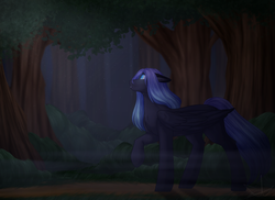 Size: 2200x1600 | Tagged: safe, artist:purplegrim40, oc, oc only, pegasus, pony, female, forest, mare, solo