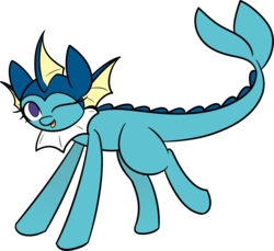 Size: 2399x2200 | Tagged: safe, artist:renamon729, derpibooru exclusive, oc, oc only, oc:aquana, pony, vaporeon, high res, pokémon, ponified, simple background, solo, transparent background
