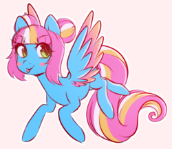 Size: 641x554 | Tagged: safe, artist:fluffymaiden, oc, oc only, oc:raspberry sherbet, pegasus, pony, :p, female, mare, silly, solo, tongue out