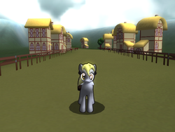 Size: 640x480 | Tagged: safe, artist:oddwarg, derpy hooves, pegasus, pony, g4, 3d, female, mare, solo