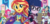 Size: 702x336 | Tagged: safe, fluttershy, indigo zap, pinkie pie, rainbow dash, sci-twi, sour sweet, sugarcoat, sunset shimmer, twilight sparkle, equestria girls, g4, my little pony equestria girls: friendship games, looking at you, smiling, stairs