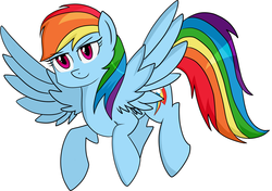 Size: 3600x2533 | Tagged: safe, artist:emera33, rainbow dash, pegasus, pony, g4, backwards cutie mark, female, high res, no mouth, simple background, solo, white background