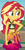 Size: 465x920 | Tagged: safe, screencap, sunset shimmer, equestria girls, g4, my little pony equestria girls: better together, x marks the spot, belly button, clothes, cropped, female, food, geode of empathy, magical geodes, midriff, raised eyebrow, sarong, sleeveless, solo, sushi, swimsuit