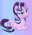 Size: 2474x2675 | Tagged: safe, artist:noosa, starlight glimmer, pony, unicorn, g4, cute, dock, female, heart eyes, high res, lying down, mare, ponyloaf, simple background, sitting, smiling, solo, wingding eyes