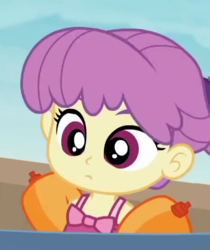 Size: 438x521 | Tagged: safe, screencap, water lily (g4), equestria girls, g4, my little pony equestria girls: better together, x marks the spot, child, cropped, cute, female, solo, toddler