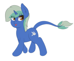Size: 2413x1974 | Tagged: safe, artist:eyeburn, oc, oc only, oc:nova spark, pony, :p, silly, simple background, solo, tongue out, transparent background