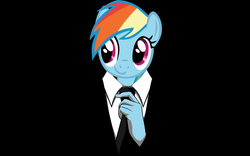 Size: 1440x900 | Tagged: safe, artist:p.a.r.m.s, rainbow dash, pony, g4, black, black background, female, simple background, solo