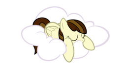 Size: 1920x1080 | Tagged: safe, artist:vampteen83, oc, oc only, oc:daydream, pegasus, pony, cloud, female, mare, simple background, sleeping, sleepydash, solo, transparent background