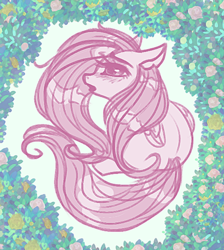 Size: 507x566 | Tagged: safe, artist:ponycide, fluttershy, pegasus, pony, g4, female, mare, solo