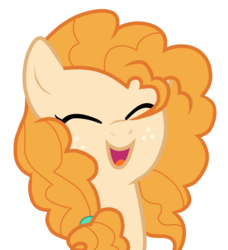 Size: 3657x4003 | Tagged: safe, artist:seaswirls, pear butter, earth pony, pony, g4, female, happy, high res, simple background, solo, transparent background, vector