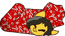 Size: 446x246 | Tagged: safe, artist:nootaz, oc, oc:dawning view, pony, animated, frame by frame, gif, oops, simple background, transparent background, wrapping paper