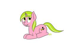 Size: 1112x720 | Tagged: safe, artist:quicksilverv2, oc, oc only, pony, unicorn, prone, solo