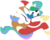 Size: 105x83 | Tagged: artist needed, safe, princess celestia, semi-anthro, g4, arm hooves, christmas, clothes, costume, hat, holiday, hoof shoes, picture for breezies, santa costume, santa hat, santa sack, simple background, transparent background