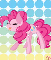 Size: 889x1044 | Tagged: safe, artist:eidolune, pinkie pie, earth pony, pony, g4, :p, abstract background, cute, diapinkes, eyes closed, female, mare, mlem, ponk, silly, solo, tongue out