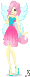 Size: 641x1605 | Tagged: safe, artist:sparkling-sunset-s08, fluttershy, fairy, human, equestria girls, g4, clothes, crossover, fairy wings, fairyized, female, hasbro, hasbro studios, high heels, humanized, magic winx, rainbow s.r.l, shoes, sleeveless, solo, sparkly wings, winged humanization, wings, winx, winx club, winxified