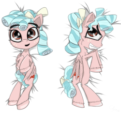 Size: 2000x1861 | Tagged: safe, artist:chopsticks, cozy glow, pegasus, pony, g4, adorabolical, body pillow, body pillow design, bow, cheek fluff, chest fluff, cozybetes, cute, ear fluff, evil grin, female, freckles, grin, hair bow, hoof fluff, mare, older, older cozy glow, ponytail, pure concentrated unfiltered evil of the utmost potency, pure unfiltered evil, smiling, solo