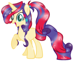 Size: 830x684 | Tagged: safe, artist:doroshll, sunset shimmer, pony, unicorn, g4, female, magical lesbian spawn, mare, offspring, parent:rarity, parent:sunset shimmer, parents:sunsarity, simple background, solo, transparent background