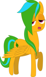 Size: 1911x3200 | Tagged: safe, artist:hopesome-way, derpibooru exclusive, oc, oc only, oc:gleaming copse, pegasus, pony, 2019 community collab, derpibooru community collaboration, female, mare, simple background, solo, transparent background, vector