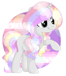 Size: 362x416 | Tagged: safe, artist:blossomic, oc, oc only, pony, unicorn, female, mare, solo