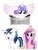 Size: 3106x4096 | Tagged: safe, princess cadance, princess flurry heart, shining armor, pony, g4, abuse, downvote bait, flurrybuse, op is trying to start shit, sad, this will end in revenge, trash can