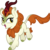 Size: 3500x3470 | Tagged: safe, artist:aeonkrow, autumn blaze, kirin, g4, sounds of silence, a kirin tale, cheerful, cloven hooves, female, high res, simple background, singing, smiling, solo, transparent background, vector