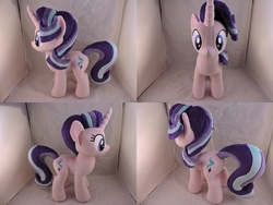 Size: 1597x1199 | Tagged: safe, artist:little-broy-peep, starlight glimmer, pony, g4, irl, photo, plushie, solo