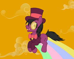 Size: 4576x3661 | Tagged: safe, artist:tsabak, pony, absurd resolution, clothes, hat, male, ponified, solo, stallion, superjail, the warden, top hat