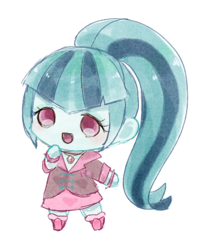 Size: 393x471 | Tagged: safe, artist:sa-eku, sonata dusk, equestria girls, g4, chibi, cute, female, sonatabetes