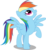 Size: 854x936 | Tagged: safe, artist:dashiesparkle, rainbow dash, pegasus, pony, friendship is magic, g4, .svg available, female, looking up, raised hoof, simple background, solo, transparent background, vector