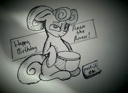 Size: 1280x932 | Tagged: safe, artist:post-it, oc, oc:kohlette, object pony, original species, toilet pony, but why, looking at you, ponified, toilet
