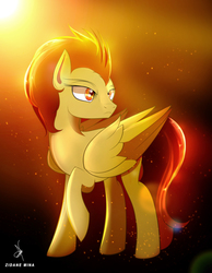 Size: 2924x3776 | Tagged: safe, artist:zidanemina, oc, oc only, oc:wildfire, pegasus, pony, female, high res, large wings, mare, solo, wings